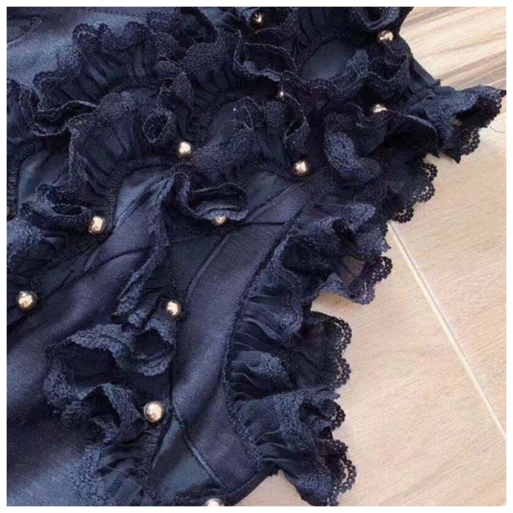 ❤️ The Winlynn Ruffle Hand Beaded Dress - Picture 7 of 8